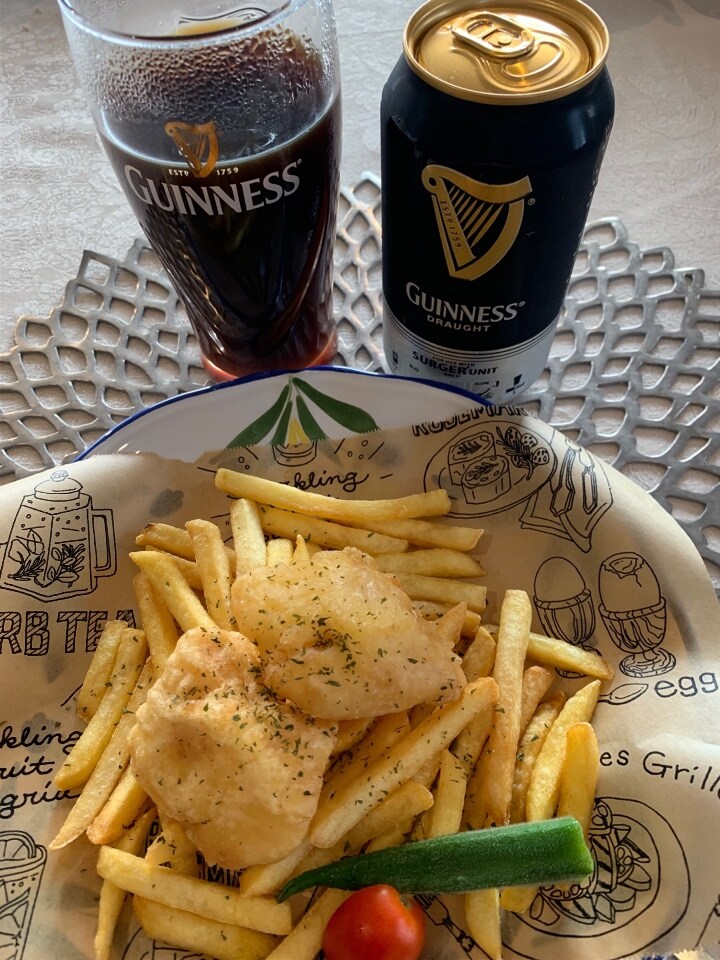 🔱ひとやすみ🇬🇧🍻 〜ギネスビールとフィッシュ&チップス〜🔱