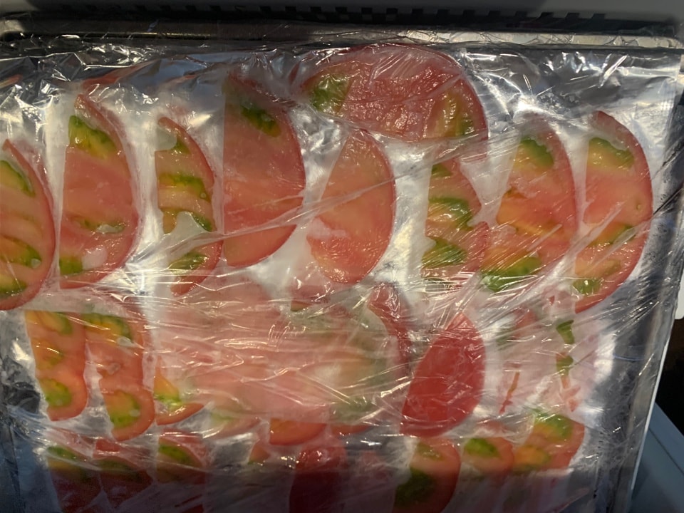 冷凍野菜ですが。