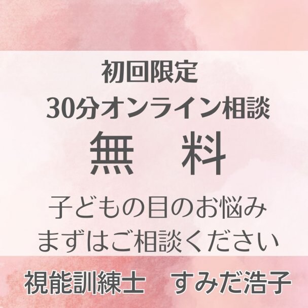 【初回限定】３０分 オンライン無料相談