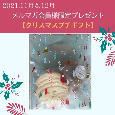 2021.11月＆１２月　メルマガ会員様限定　プレゼント【クリスマスプチギフト】
