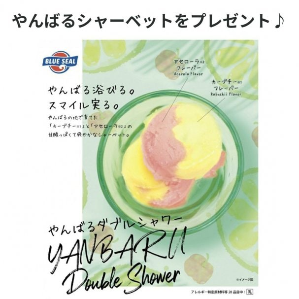 BLUESEALのやんばるシャーベットをプレゼント♪