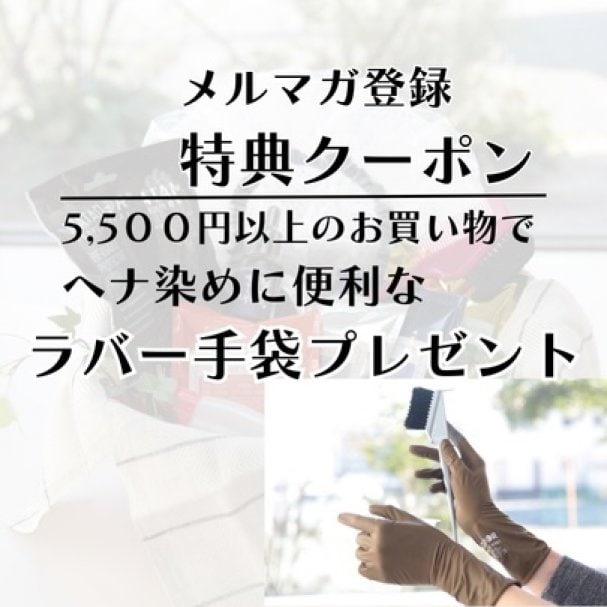 メルマガ登録特典クーポン