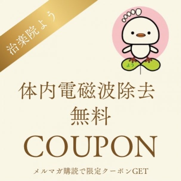  体内電磁波除去クーポン