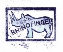 　Gardenerと美術家　　Rhino Finger　　　　　　　　