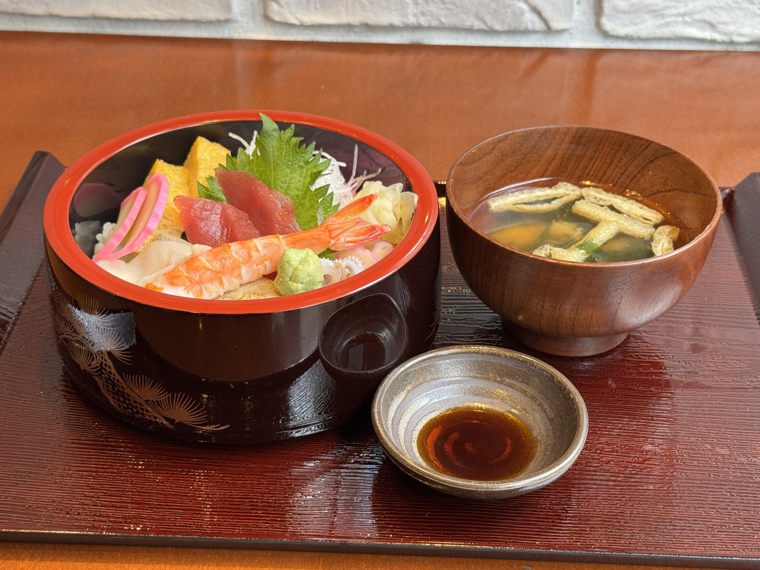 東京橋：朝食「海鮮ちらし寿司」