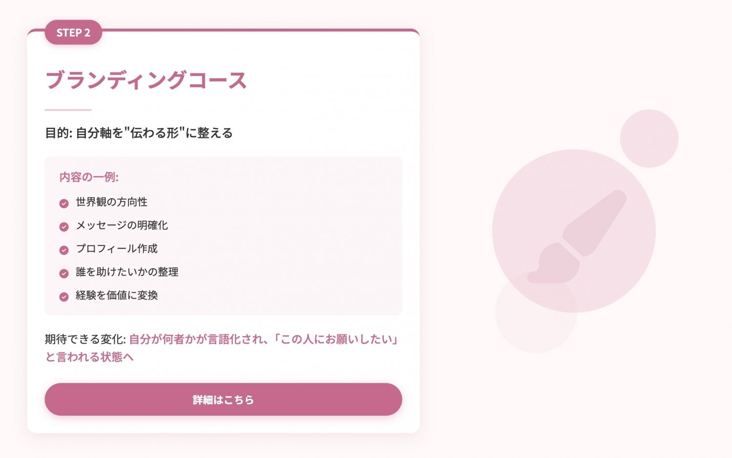 ブランディングコース