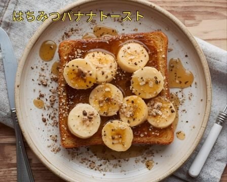はちみつバナナトースト