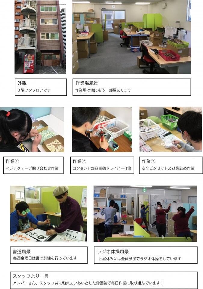 就労継続支援B型　ネクストドア