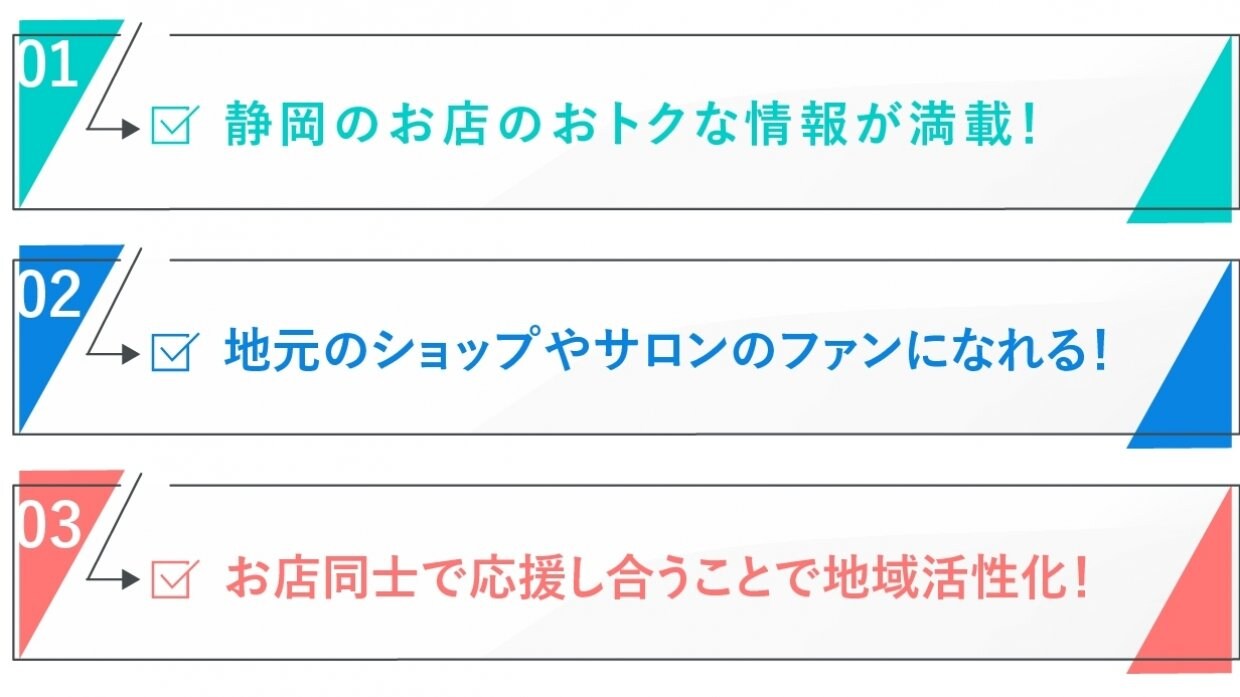 しずおかネクストマーケットのポイント