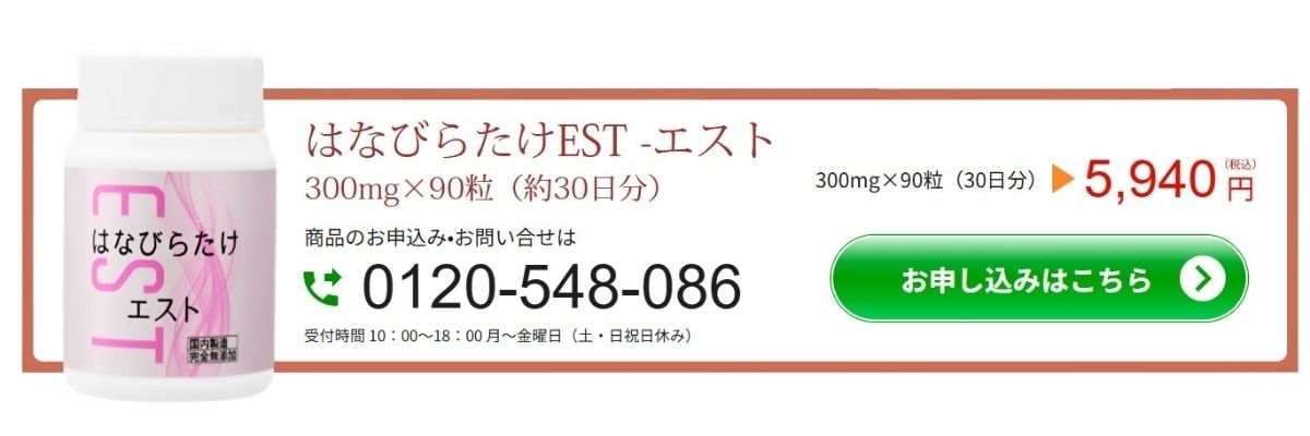 はなびらたけエスト　金額
