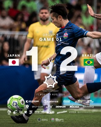 2025ソサイチW杯グループステージ第1戦試合結果のお知らせ