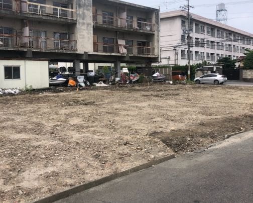 アパート解体工事(解体後)