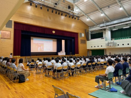 【安芸津中学校講演会】