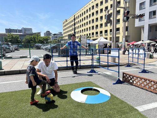 【イベント報告】 5/18(土) 幕張ベイタウンまつりのミニフットゴルフブースのサポートととして参加しました！