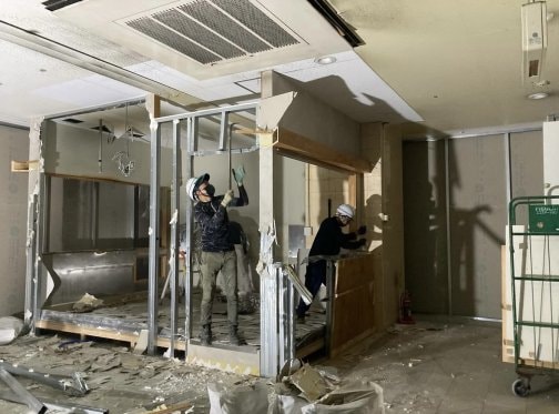 解体工事を行いました!