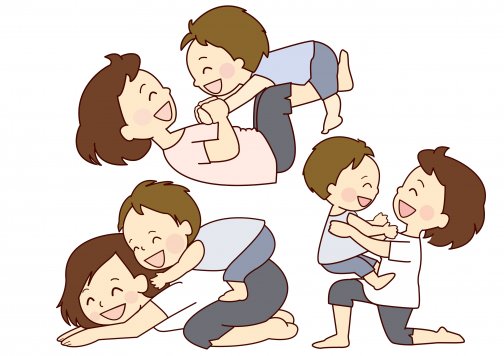 赤ちゃんと遊んでもらいました