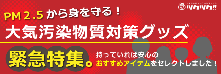 PM2.5対策グッズ特集