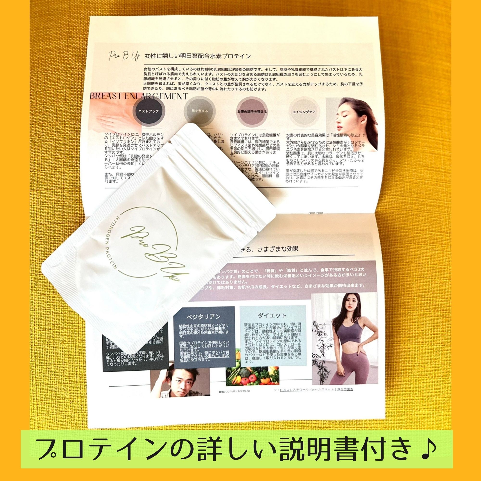 小分けタイプ]バストアッププロテインPro B Up（プロビーアップ