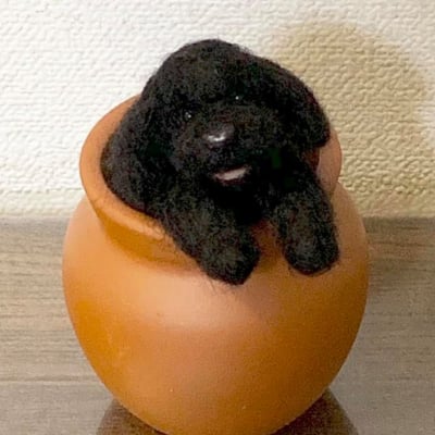 羊毛チクチク No.006 壺からプー