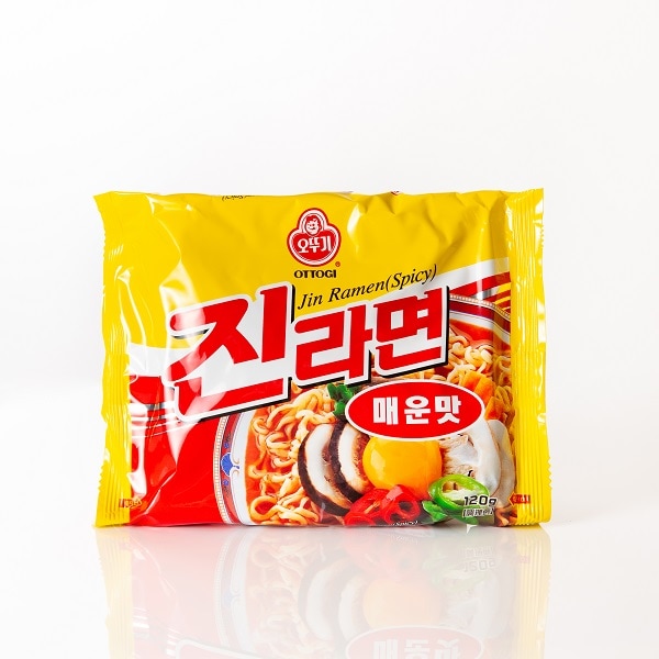 ジンラーメン(辛口)120g×10袋】オットギ スパイシー 韓国ラーメン