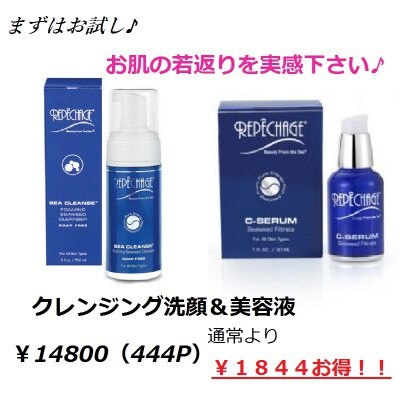 【送料無料】お試しクレンジング洗顔&美容液セット