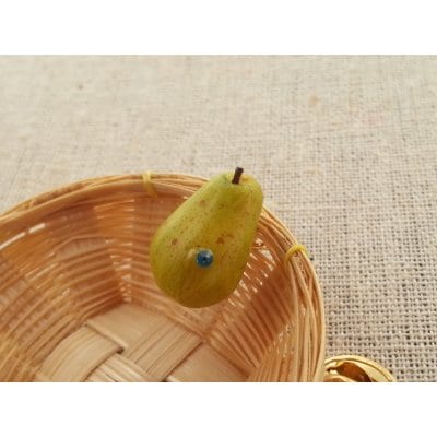洋ナシピンバッジ(Y)