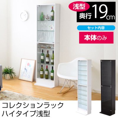 コレクションラック ハイタイプ 浅型(2コ口)【送料無料】