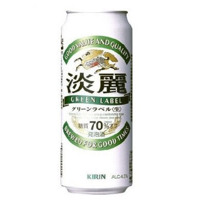 500ml キリン淡麗グリーンラベル 24本入り 4980円