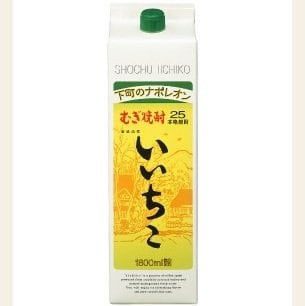 神奈川県限定 1800ml いいちこ焼酎パック