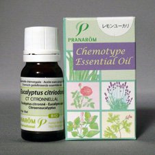 ユーカリレモン精油 プラナロム社 ケモタイプ精油 安心 アロマテラピーのための天然・無添加のオーガニックエッセンシャルオイル