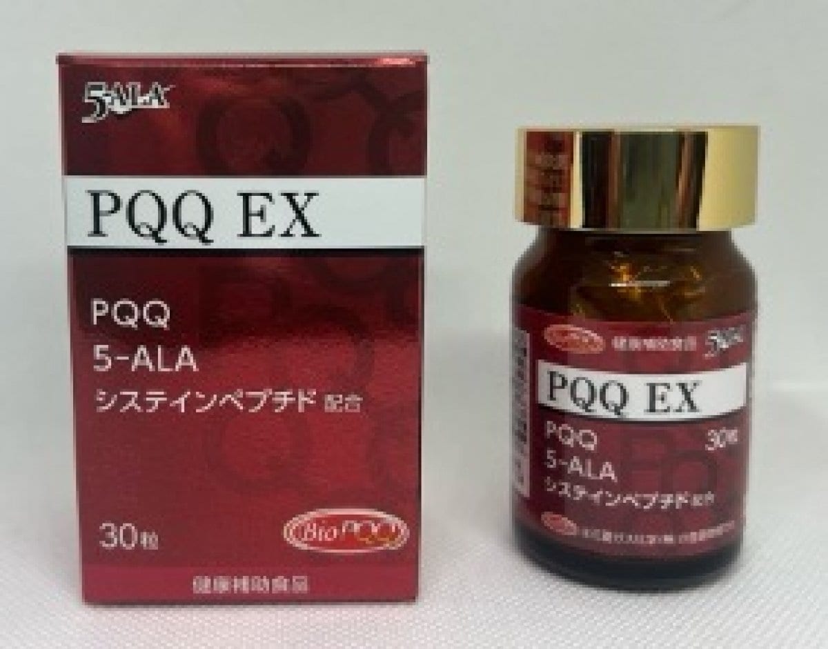 日本初！PQQの機能性表示食品　『ＰＱＱ-EX』