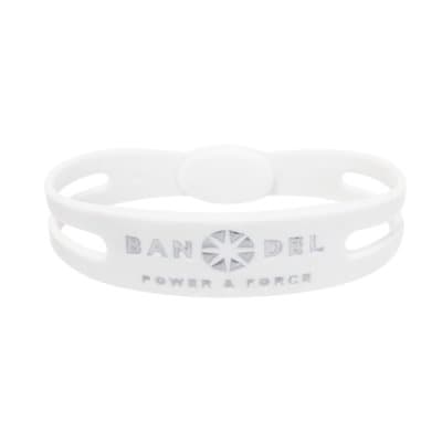 BANDEL ブレスレット(ホワイト×シルバー)Sサイズ