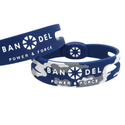 BANDEL ブレスレット リバーシブル(カモフラージュ、ネイビー)Mサイズ