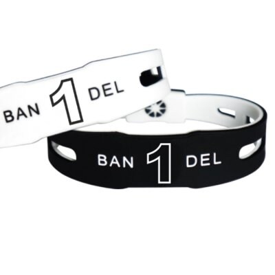BANDEL ナンバー ブレスレット(ブラック×ホワイト)NO.1 Sサイズ