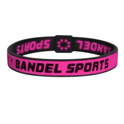 BANDEL スポーツストリング ブレスレット(レッド×ブラック)Sサイズ