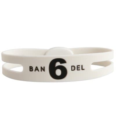 BANDEL ブレスレット レギュラー(ホワイト)NO.6 Mサイズ