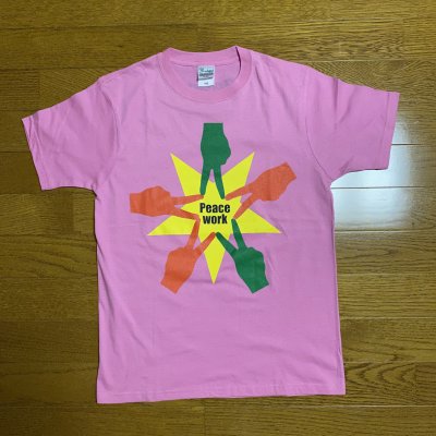 Peace Work Tシャツ(ピンク)XSサイズ