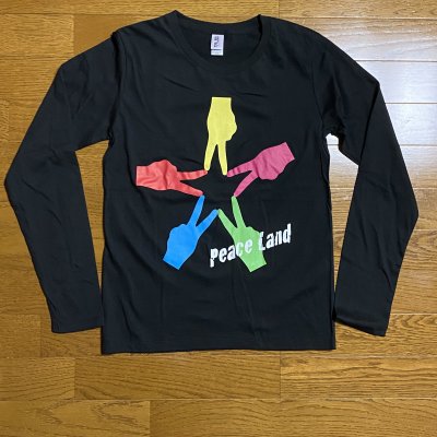Peace Land ロンT(ブラック)XSサイズ