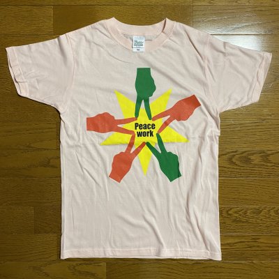 Peace Work Tシャツ(ピンクⅢ)Lサイズ