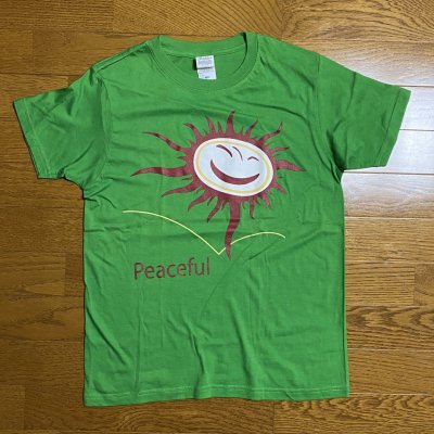 Peaceful太陽 (グリーン) Mサイズ