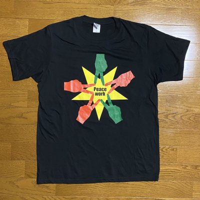 Peace Work Tシャツ(ブラック) XLサイズ