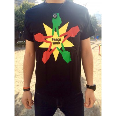 Peace Work Tシャツ☆黒☆【店頭受取★送料無料★】