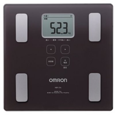 オムロン (OMRON) 体重体組成計 カラダスキャン(HBF-214) ブラウン
