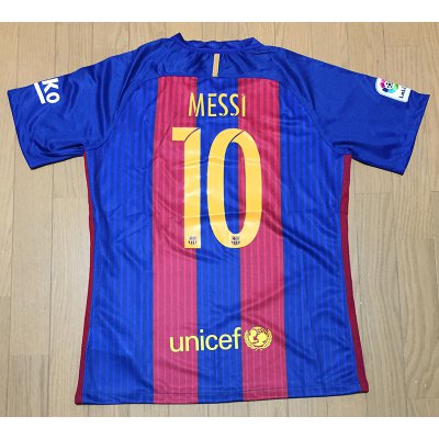 4月限定!2017 FC バルセロナ ユニフォーム ホーム 半袖 背番号10 【オープン記念セールにつき半額!さらに10%ポイント進呈!】