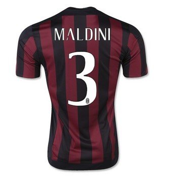 ACミラン サッカー ユニフォーム 2016 ホーム カラー 背番号3