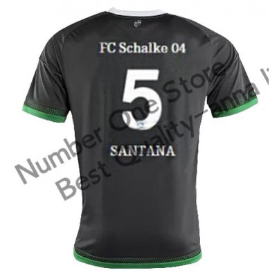 2016 シャルケ04 サッカー ユニフォーム サードカラー ブラック 背番号5