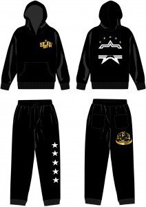 2017・1・15発売 スターダム オリジナルパーカーセット ブラック