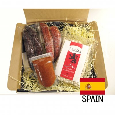 スペインの冬の郷土料理 ソーセージと豆の煮込みセット(小) [冷凍発送]