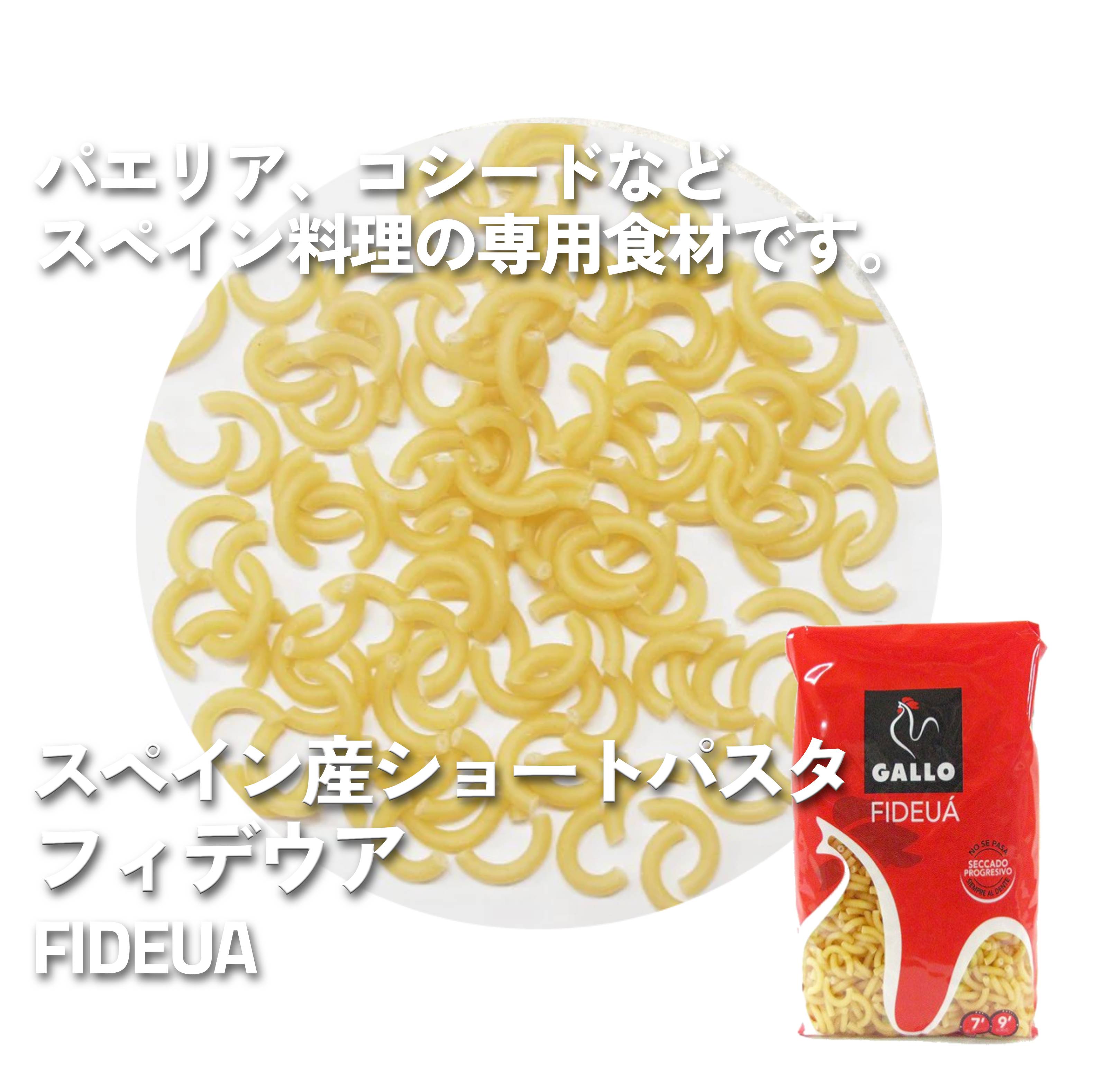 フィデウア（極小マカロニタイプ）450g FIDEUA／スペインパスタ