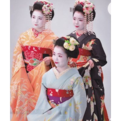 舞妓クリアファイル3枚セット〜梅乃3舞妓〜